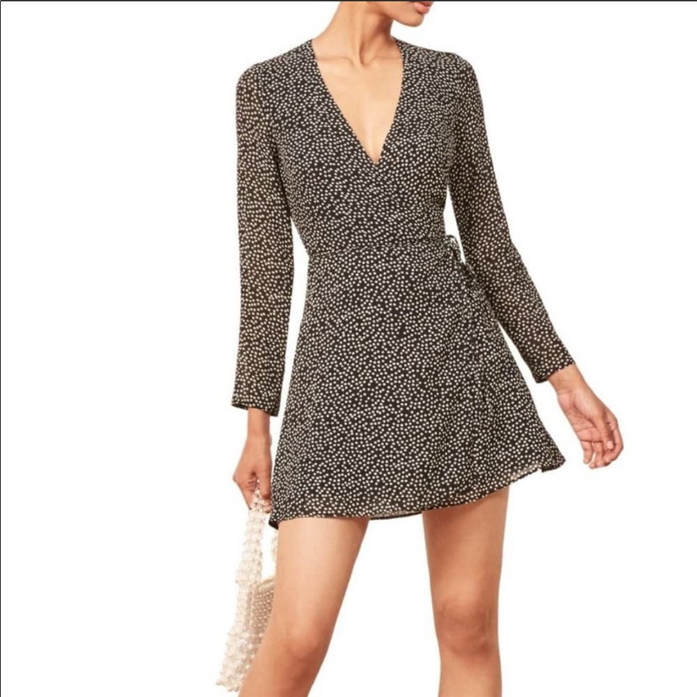 Reformation Gjelina Wrap Dress